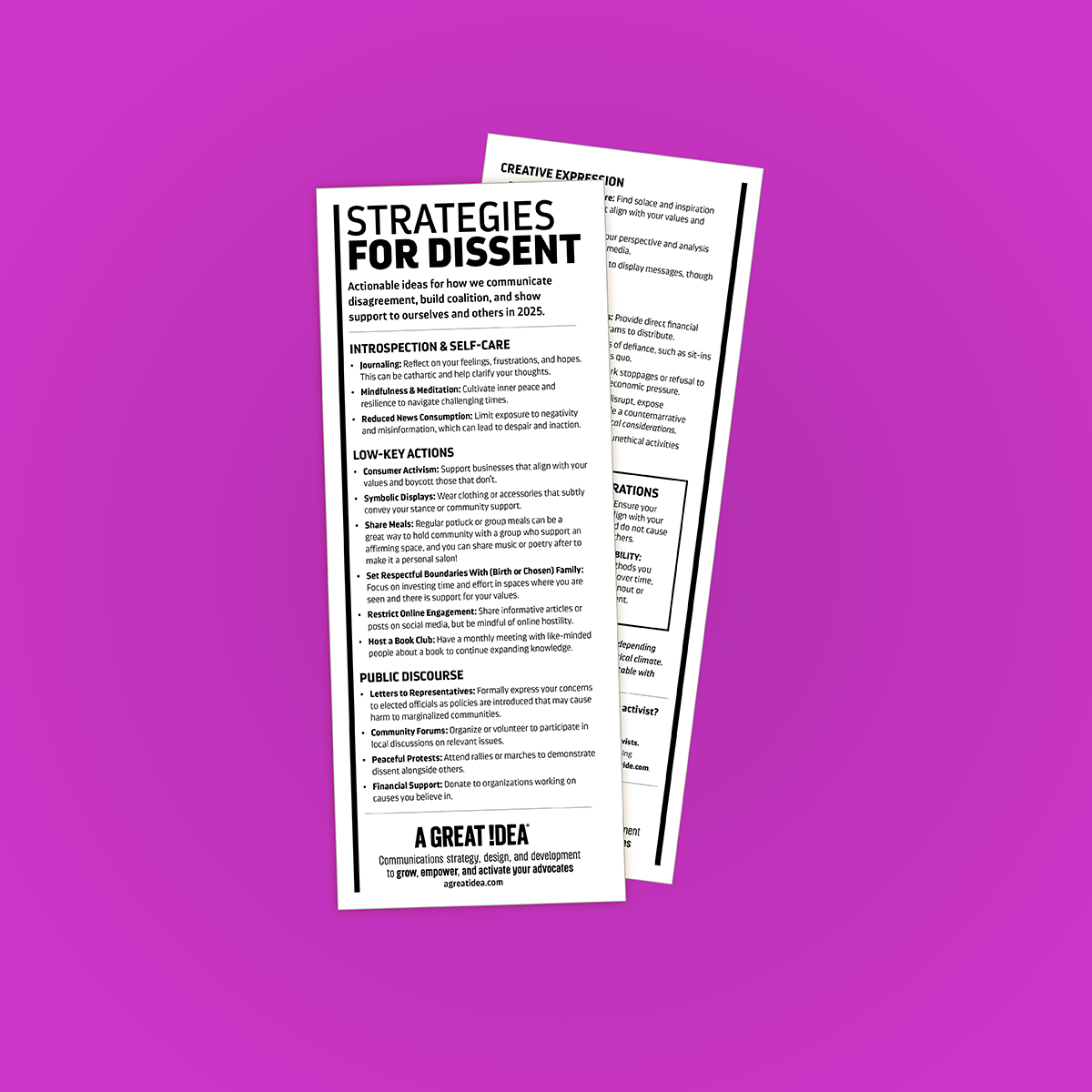 Cover of Strategies For Dissent
