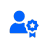 blue attendee icon