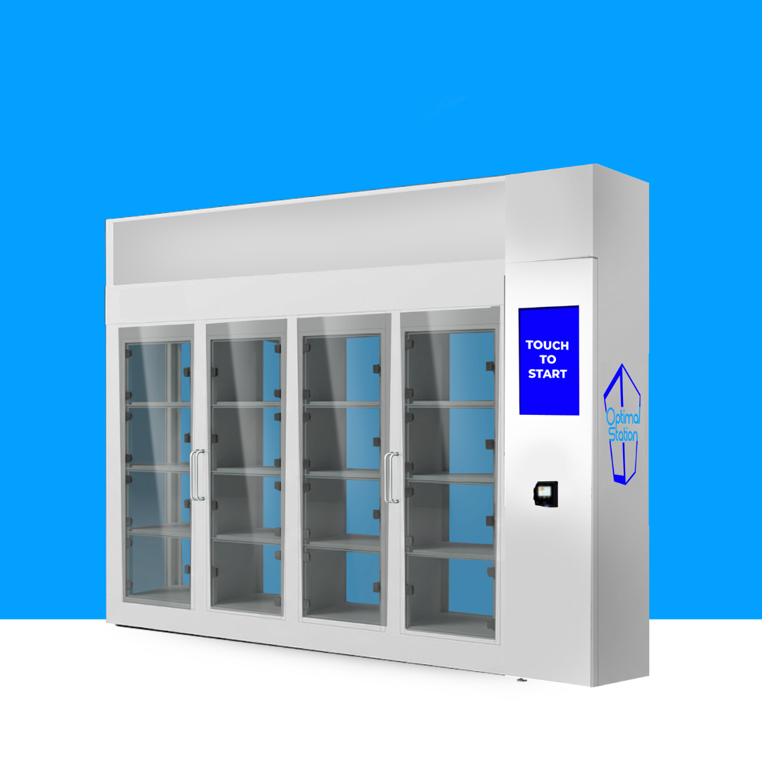 32 Bin Locker Configuration 3-Sided