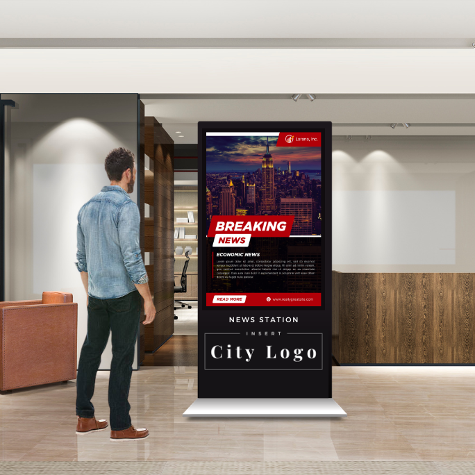 Interactive News Station