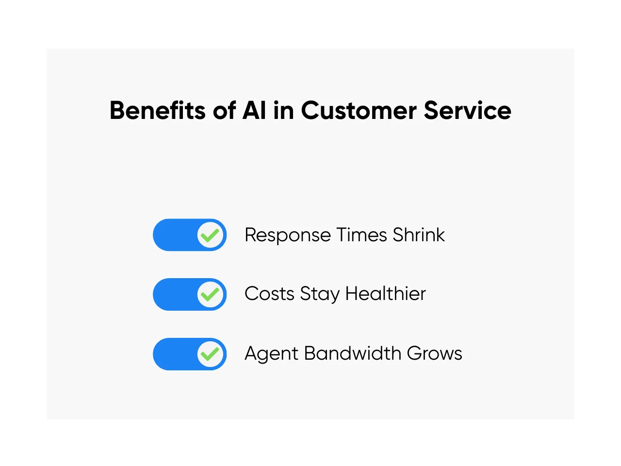Benefits of AI in Customer Service