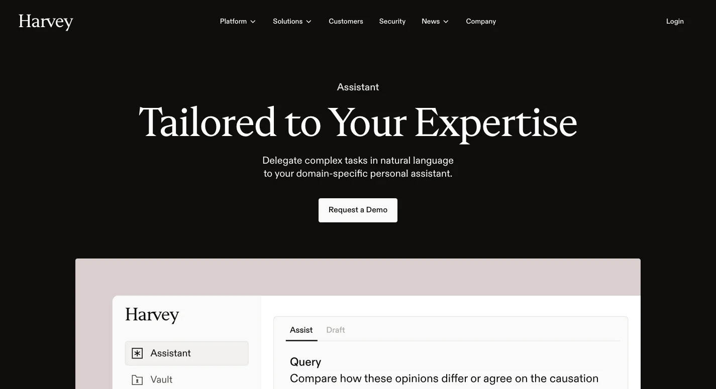 Harvey_homepage