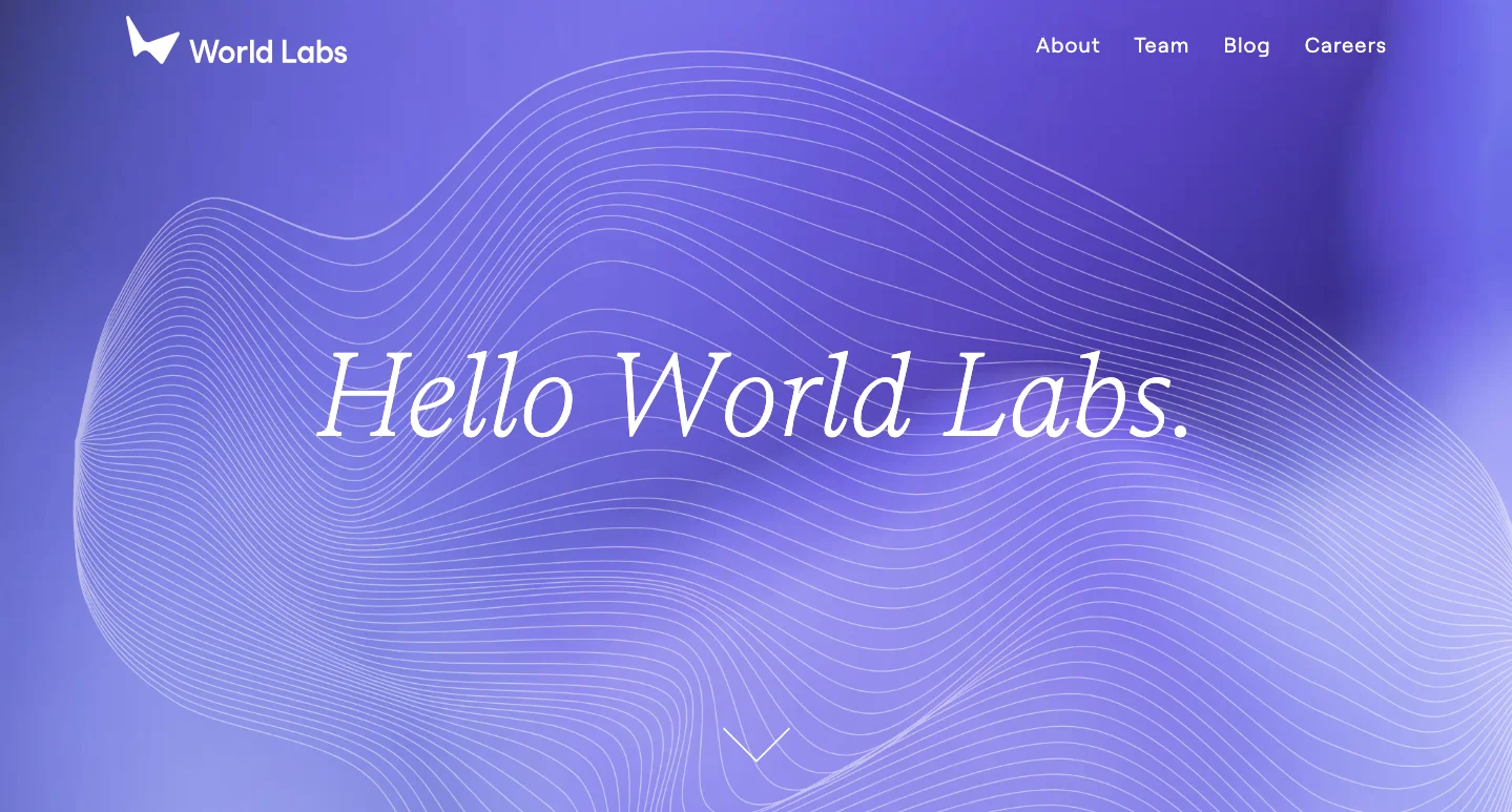 World Labs_homepage
