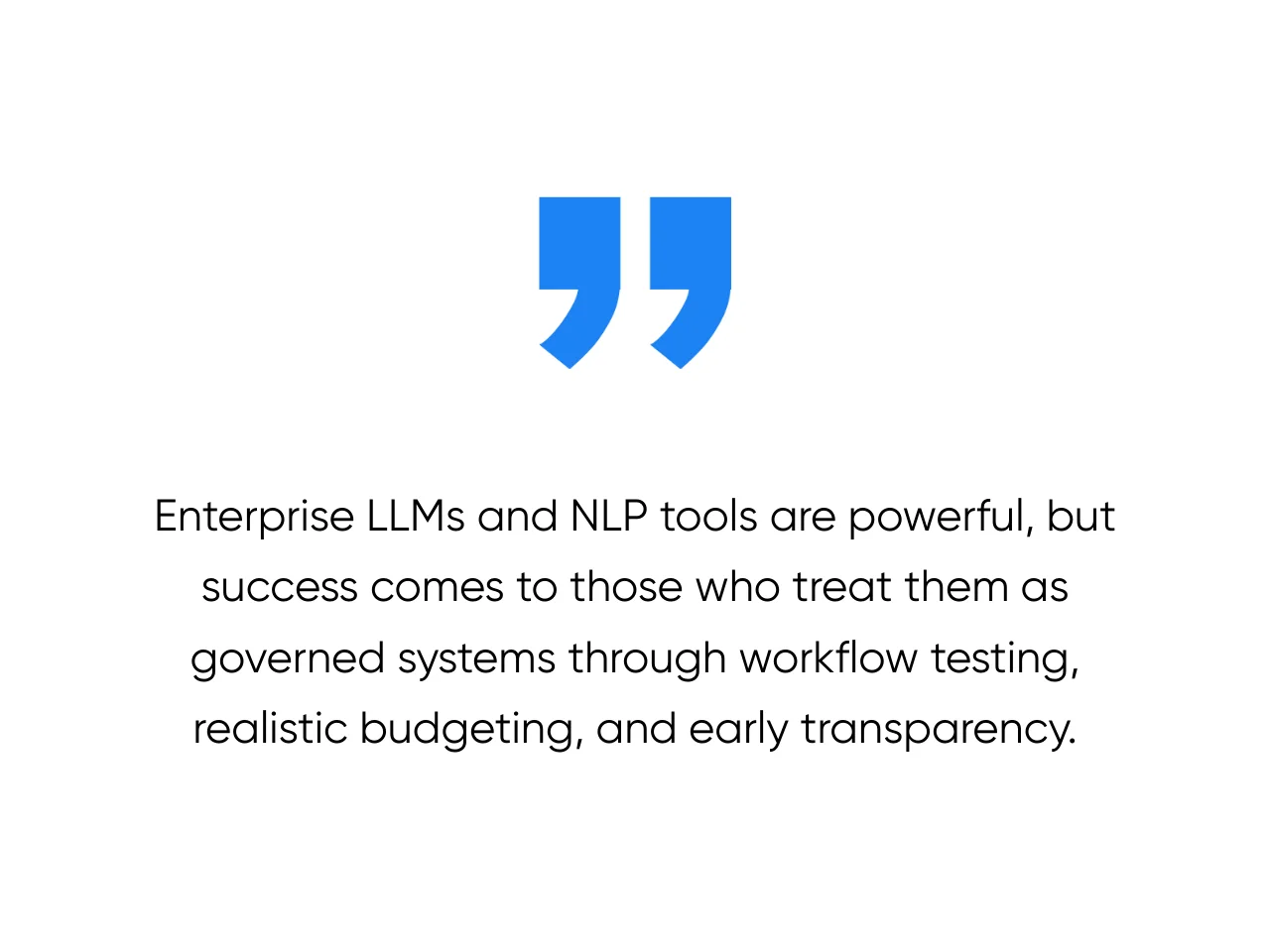 Governing Enterprise LLMs for Success