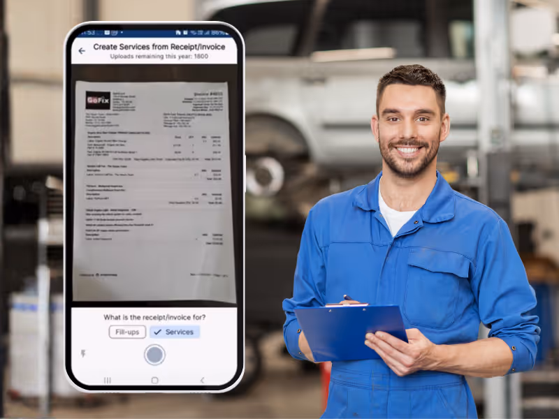 Scan Receipts to log data