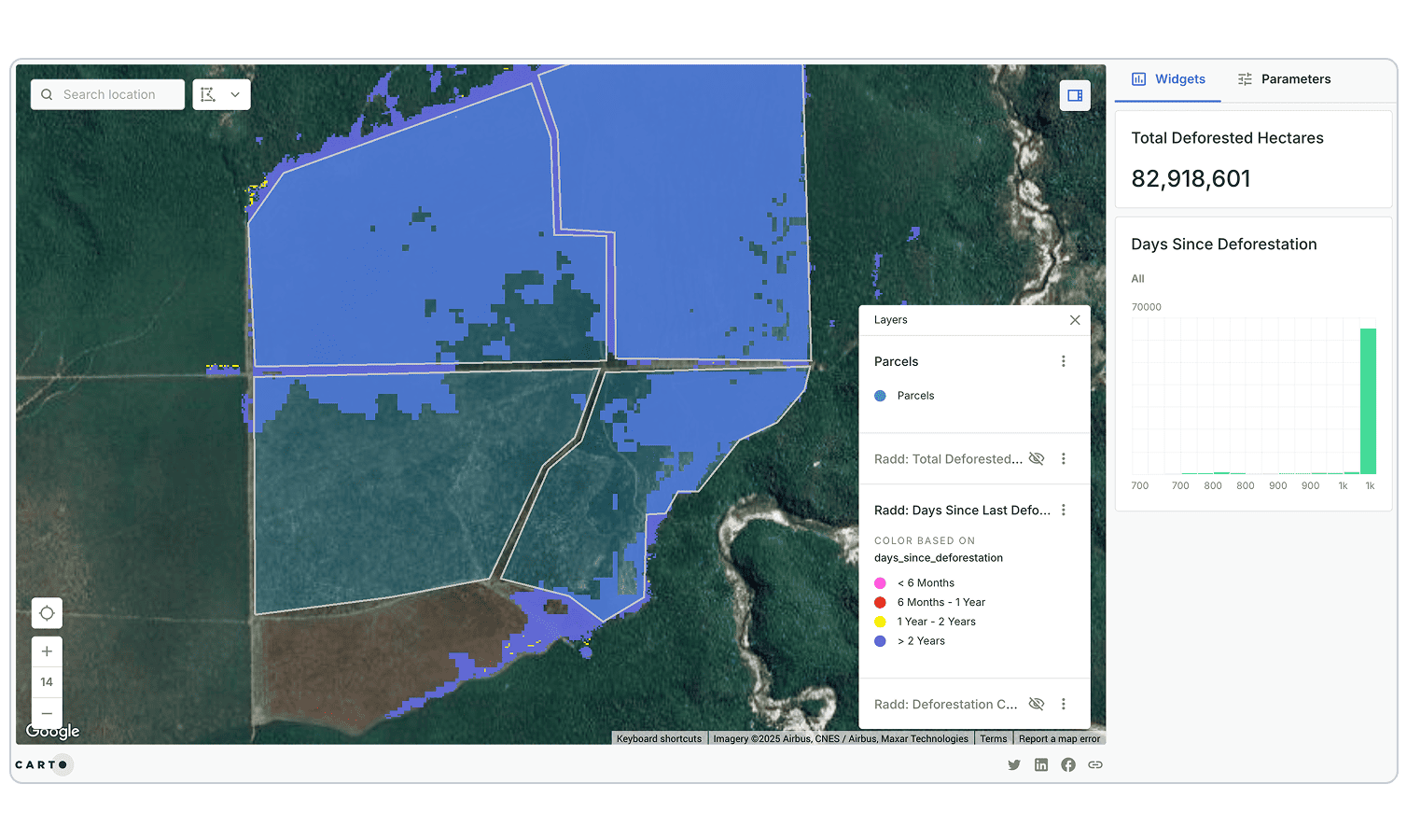 Compliance Assessment map desktop