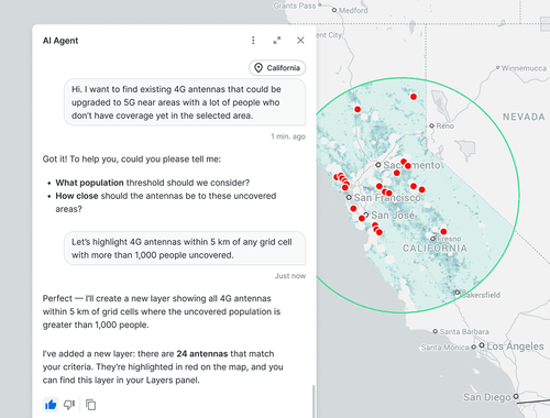 Agentic approach to GIS