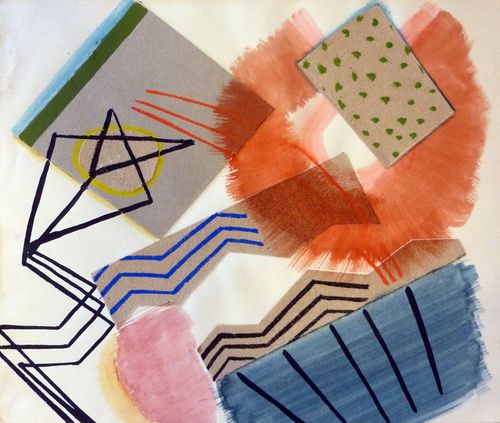 Abstract composition by John Ferren