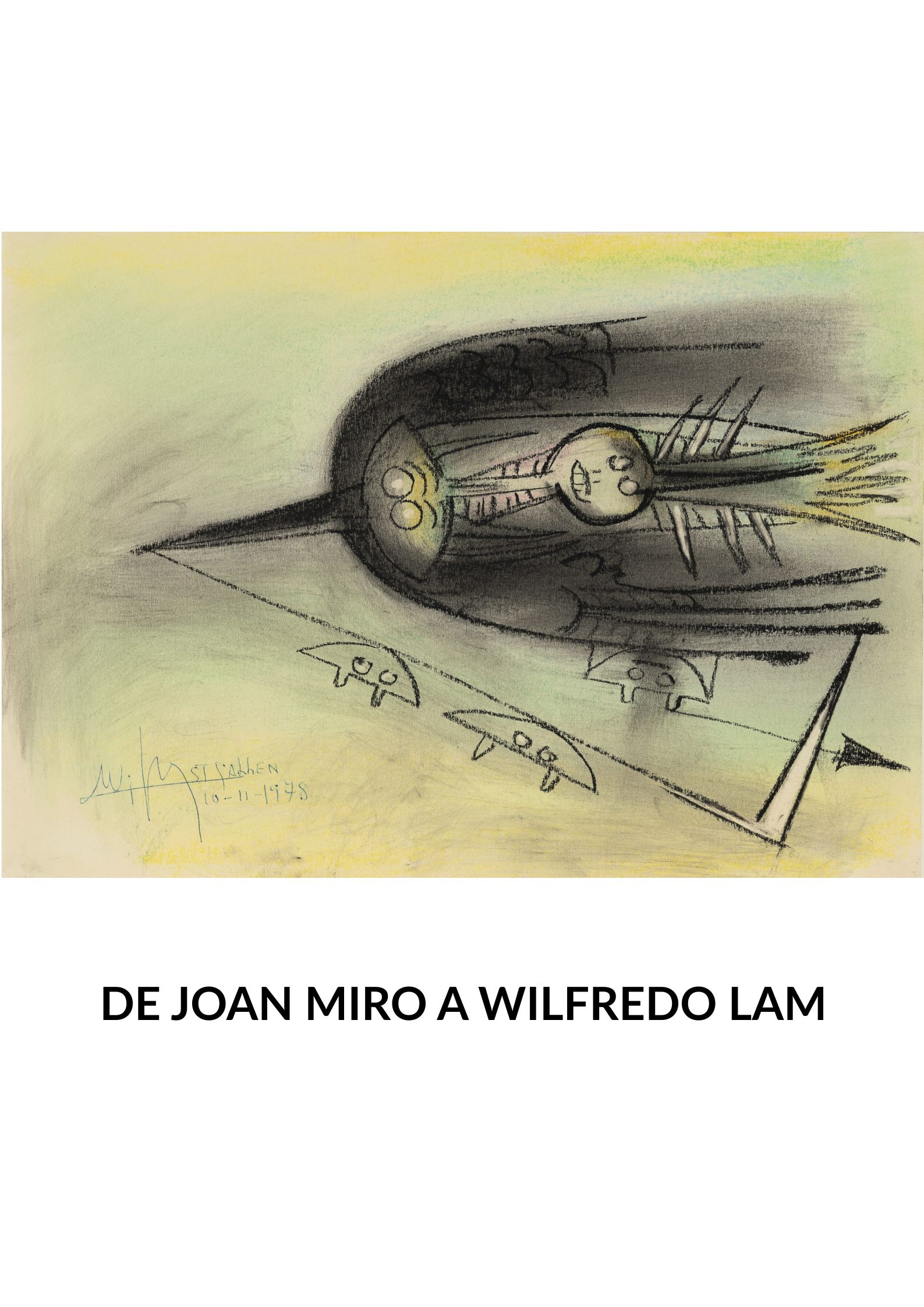 Exposition Joan Miró – Wifredo Lam à la Galerie AB Agnès Aittouares, Paris — art moderne, surréalisme, symbolisme, dialogue entre Europe et Caraïbes.