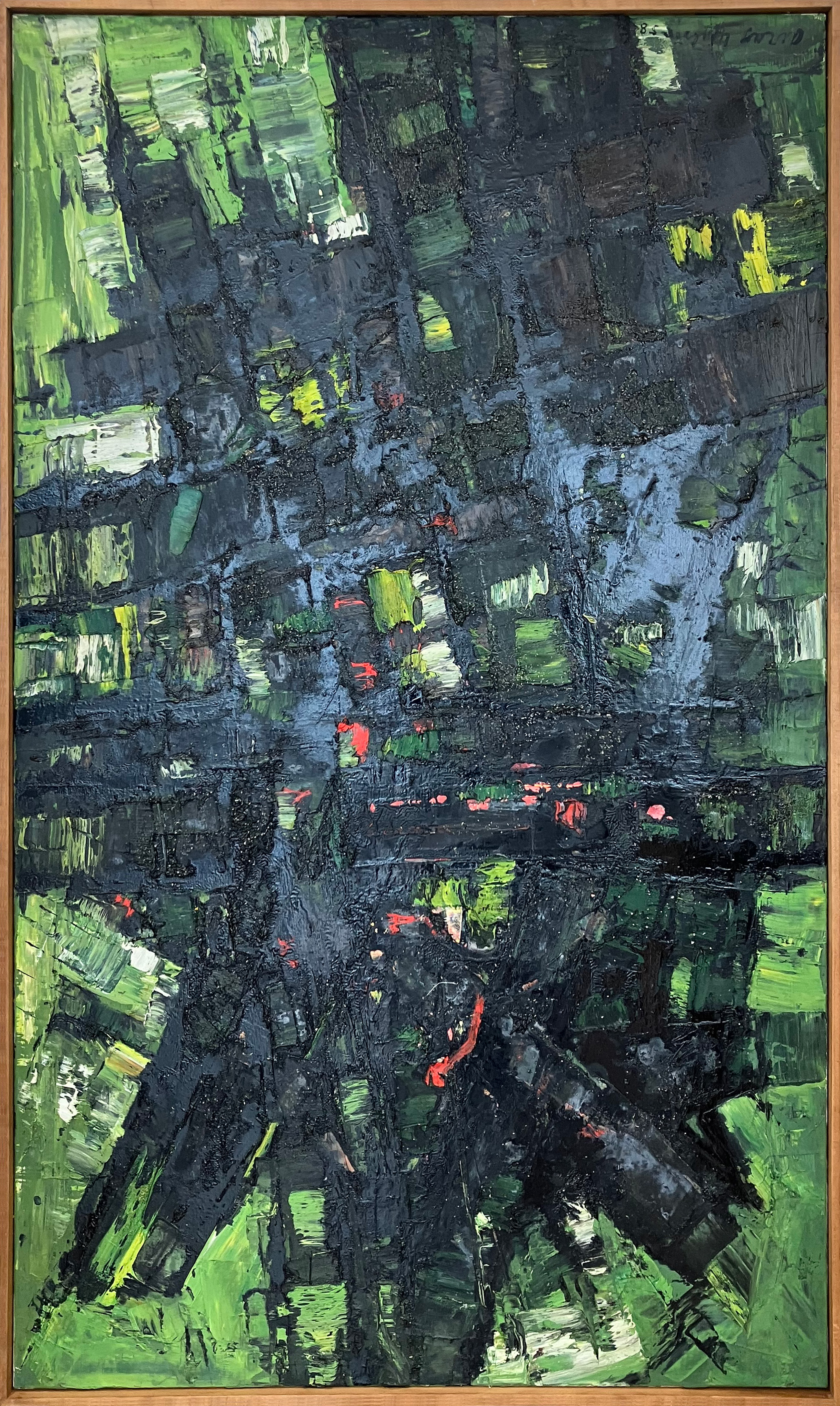 Œuvre de Frank Avray Wilson exposée à la Galerie AB, située entre les 6e et 9e arrondissements de Paris. Cet artiste emblématique de l'art moderne, connu pour ses compositions abstraites vibrantes, offre une opportunité exceptionnelle pour les amateurs d'art et les investisseurs. La Galerie AB propose des conseils personnalisés pour l'acquisition et la vente d'œuvres majeures, mettant en avant des pièces uniques qui allient esthétique et valeur d'investissement