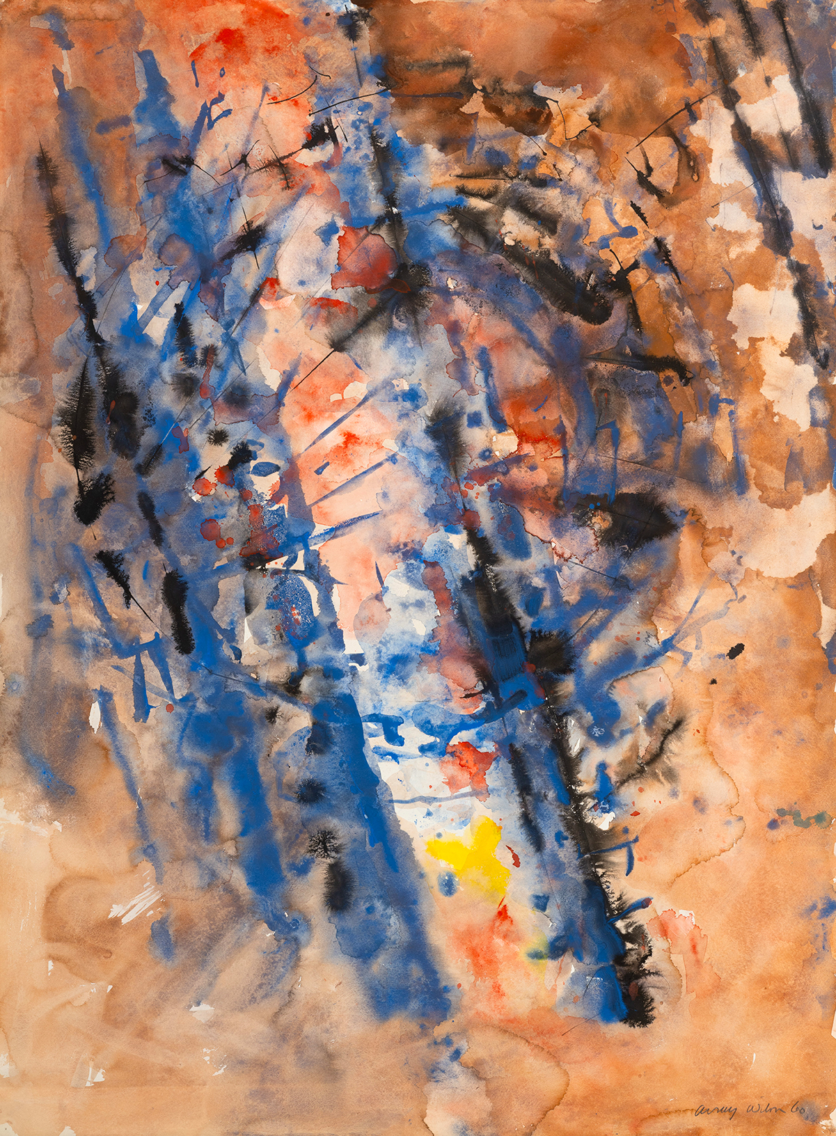 Œuvre de Frank Avray Wilson exposée à la Galerie AB, située entre les 6e et 9e arrondissements de Paris. Cet artiste emblématique de l'art moderne, connu pour ses compositions abstraites vibrantes, offre une opportunité exceptionnelle pour les amateurs d'art et les investisseurs. La Galerie AB propose des conseils personnalisés pour l'acquisition et la vente d'œuvres majeures, mettant en avant des pièces uniques qui allient esthétique et valeur d'investissement