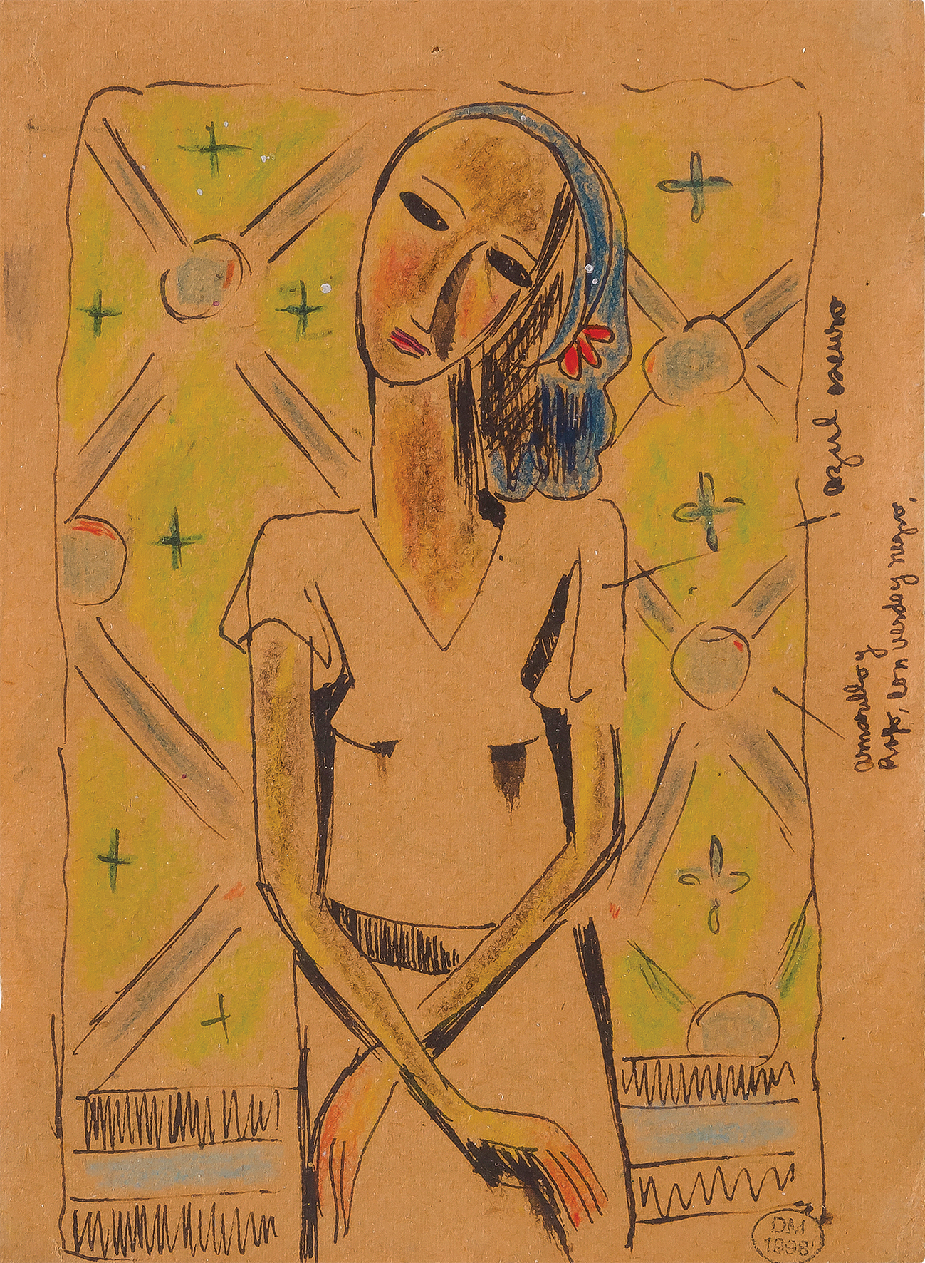 Œuvre de Wifredo Lam exposée à la Galerie AB, située entre le 6e et le 9e arrondissement de Paris. Représentant l'art moderne avec une fusion unique de surréalisme et de motifs afro-cubains, cette pièce est idéale pour les amateurs et investisseurs en quête d'œuvres rares et significatives. La Galerie AB offre un accompagnement expert en conseil, vente et investissement pour enrichir votre collection artistique."