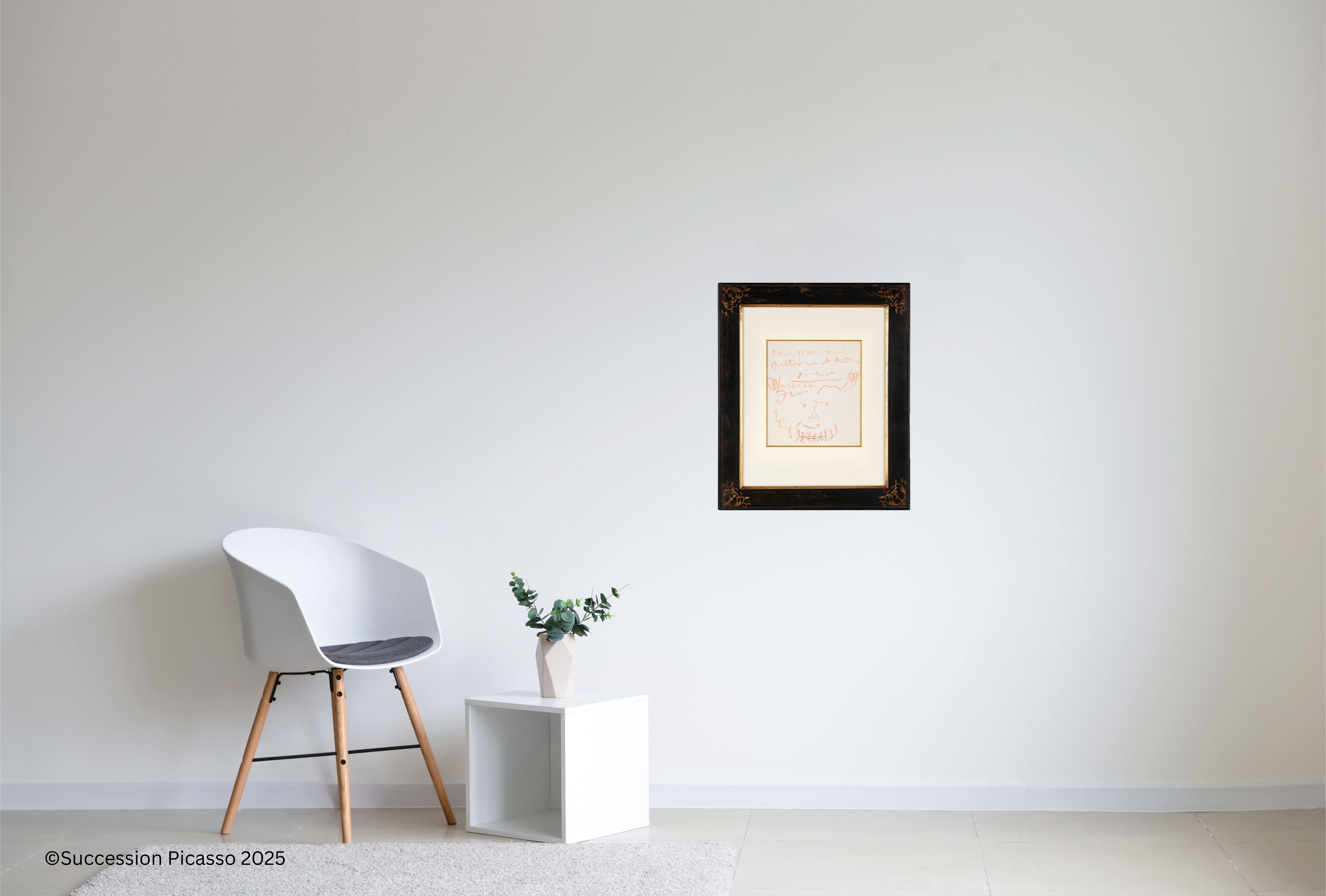 Face of a Bearded Man by Picasso in Situation