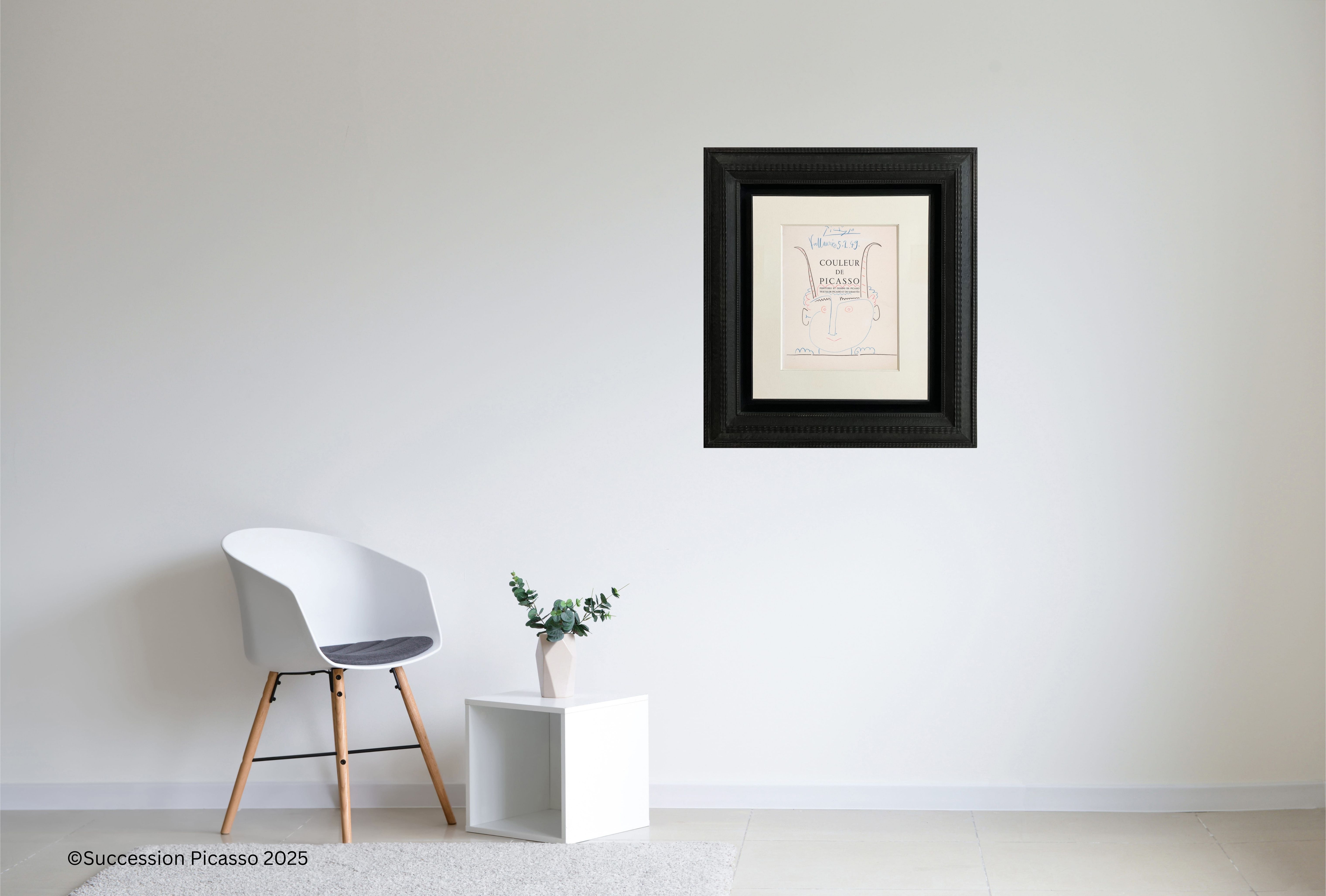 Œuvre de Pablo Picasso exposée à la Galerie AB, située entre le 6e et le 9e arrondissement de Paris. Cette pièce vibrant d'énergie, typique du style coloré et gestuel de l'artiste, représente une opportunité rare pour les amateurs d'art moderne et les investisseurs. La Galerie AB propose des conseils spécialisés pour l'acquisition, la vente et l'investissement dans des œuvres d'art d'exception