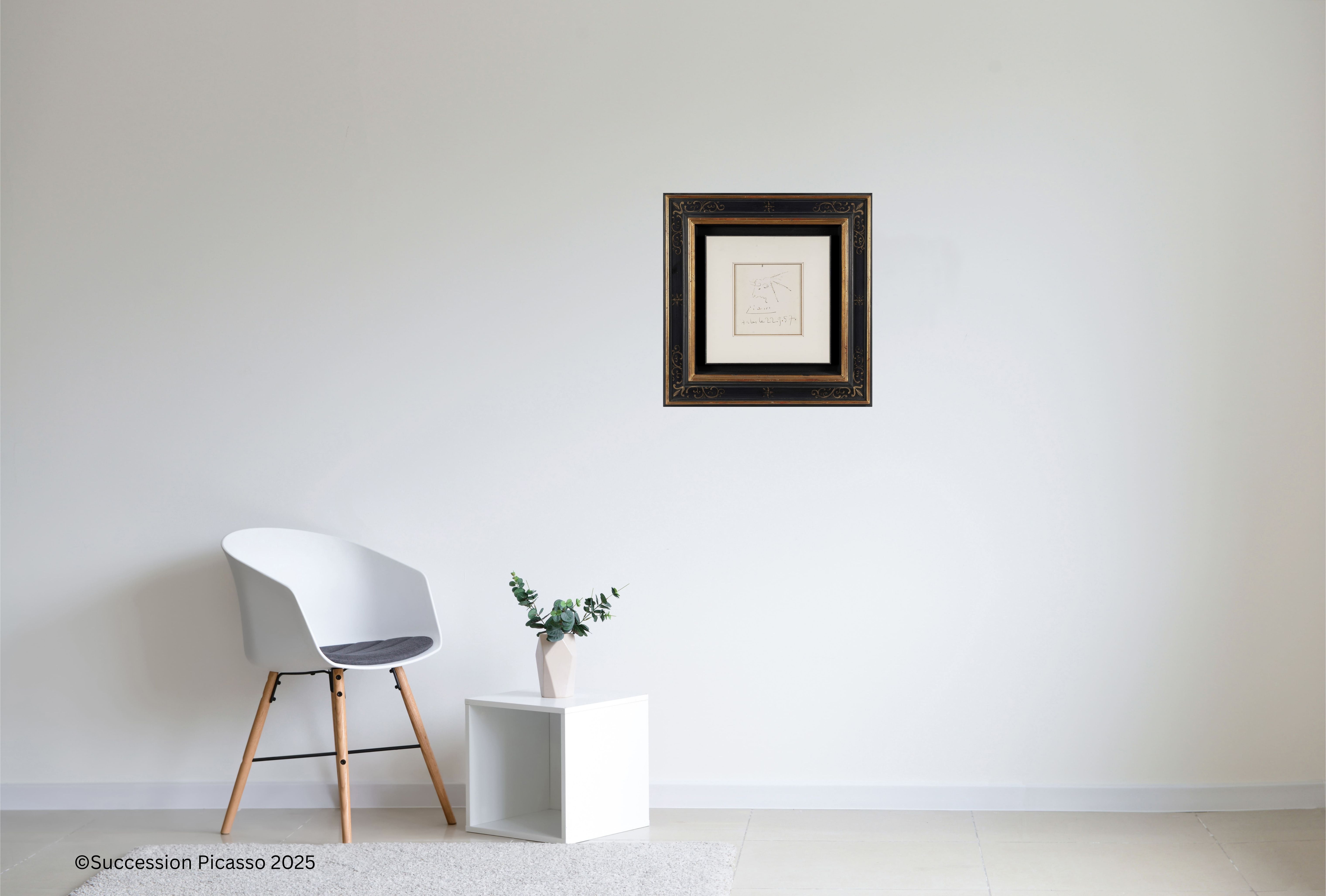 Bull-fighting bull by Picasso in scenario alt-show-picasso-pablo-dessin-portrait-carlo-scarpa-galerieab-paris.jpeg, scarpa was an Italian architect, scarpa also means shoe in Italian and Picasso is playing a word game with this portrait Modern Art Modern Art Exhibition Exhibition Exhibition Expo Paris FAB Fine Arts Exhibition Exhibition Expo Paris FAB Fine Arts la Biennale Galerie AB Artiste Investissement Paris