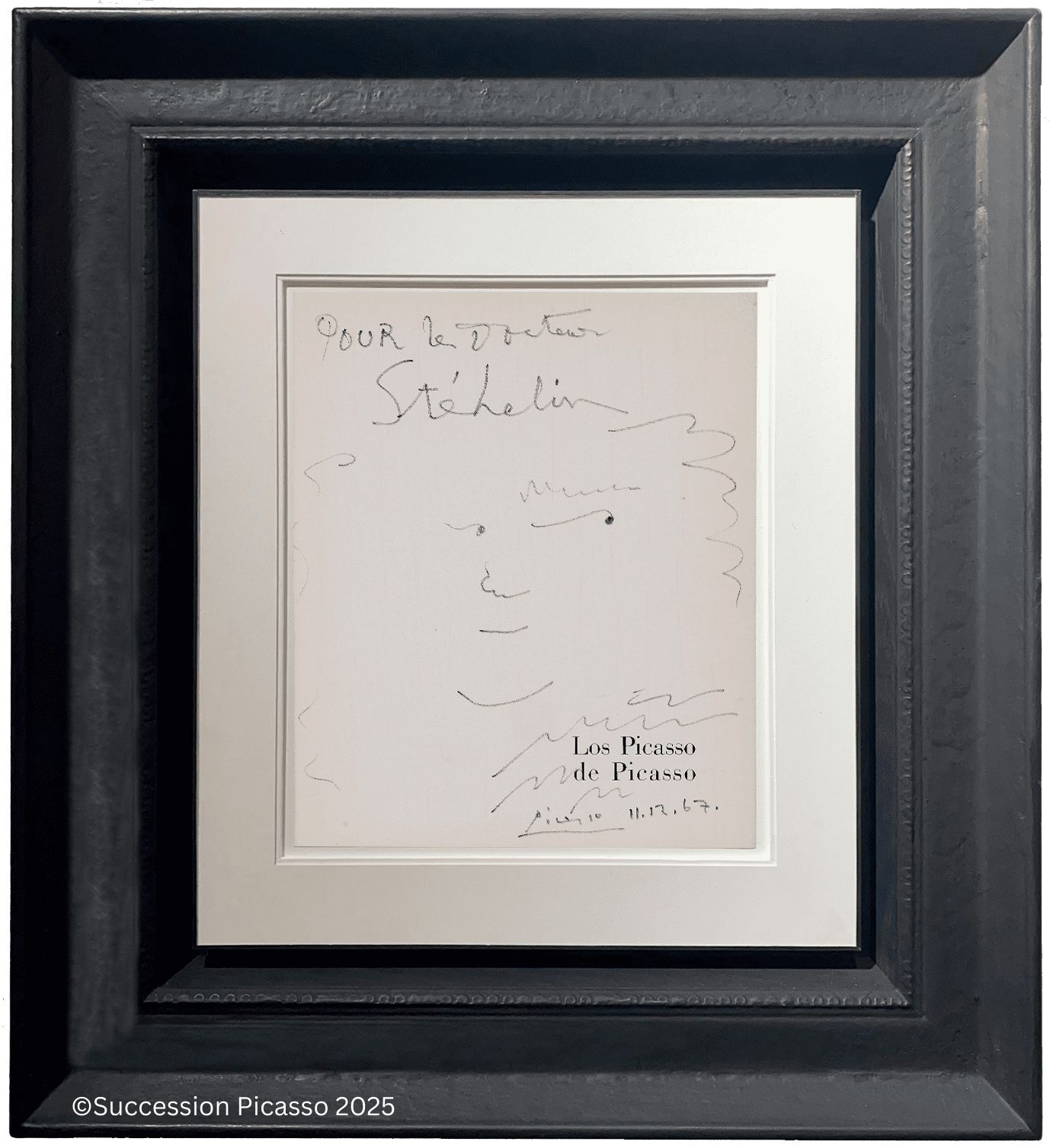 Portrait of a man by Picasso