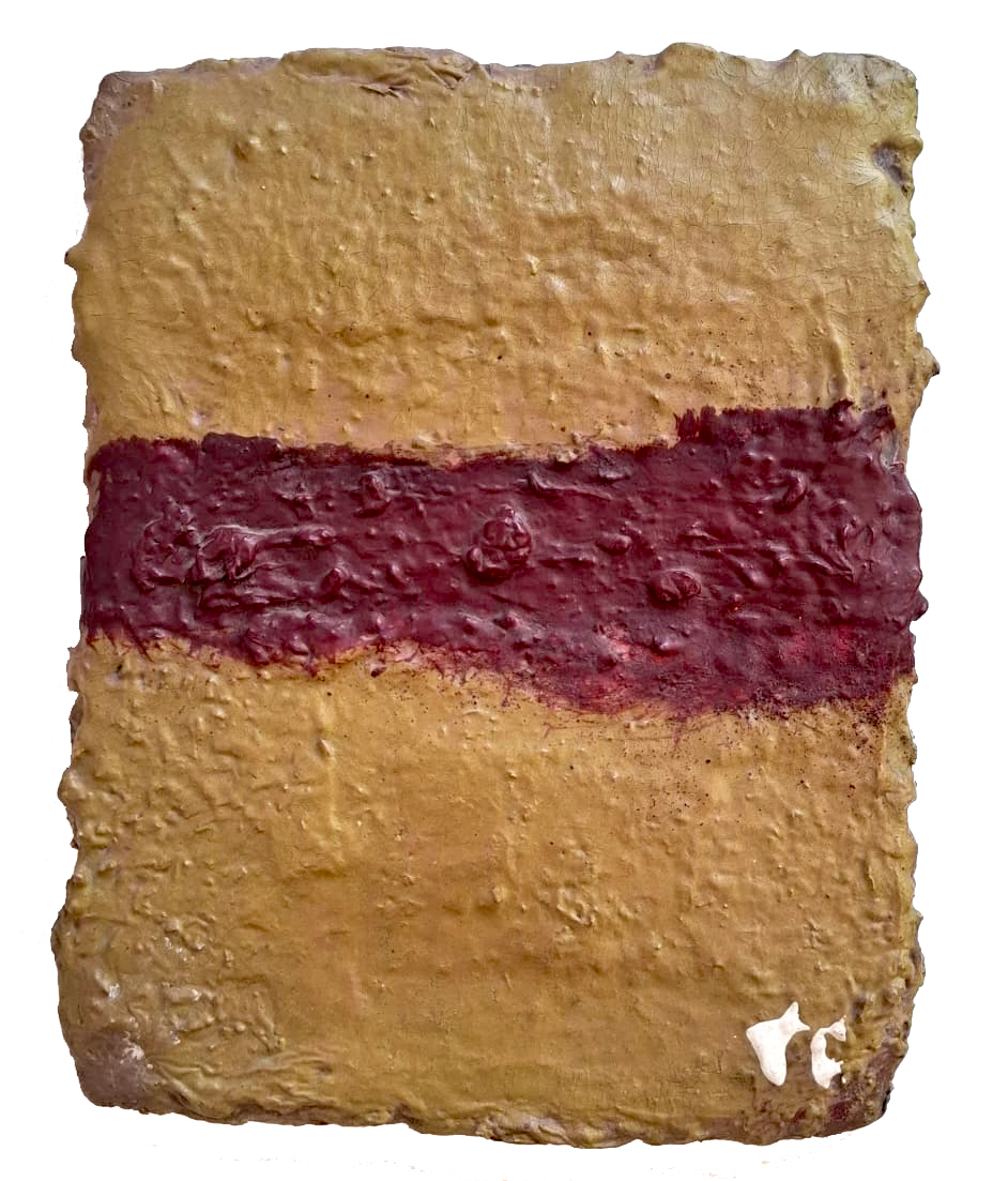 Pierre Tal-Coat, 1980–1981, huile sur boîte à cigares, œuvre rare de l’un des maîtres de l’abstraction française. Contactez la Galerie AB pour l’acquérir ou organiser une visite privée.