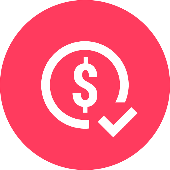 Money checkmark icon