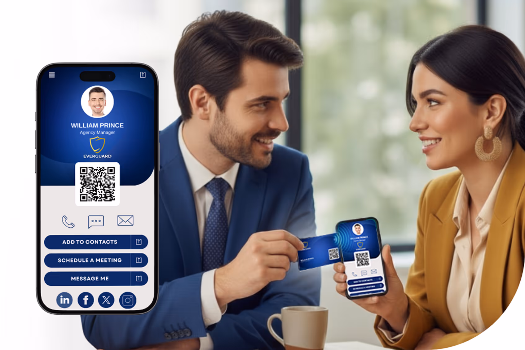 Virtual Insurance Agent Card for Smarter Insurance Networking