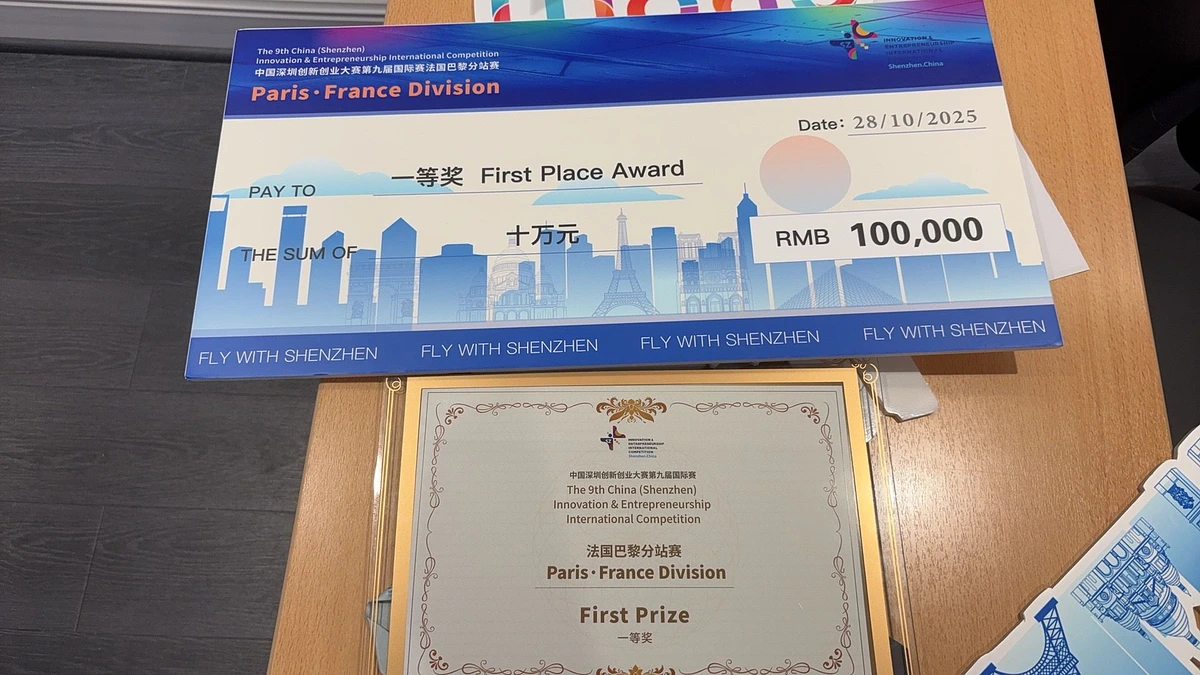 First Prize awarded for Vrai anti-counterfeiting technology