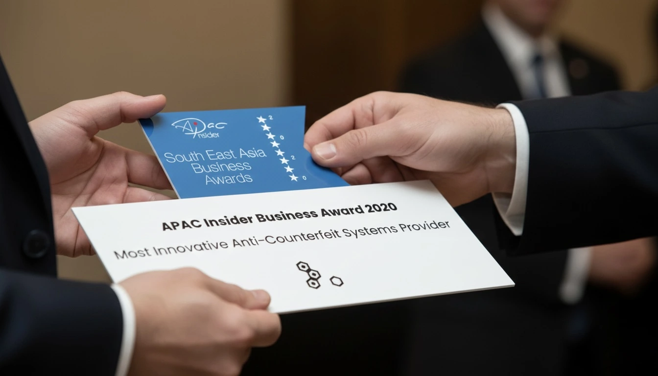 Cypheme won 2020 ‘most innovative anti-counterfeit systems provider’ award