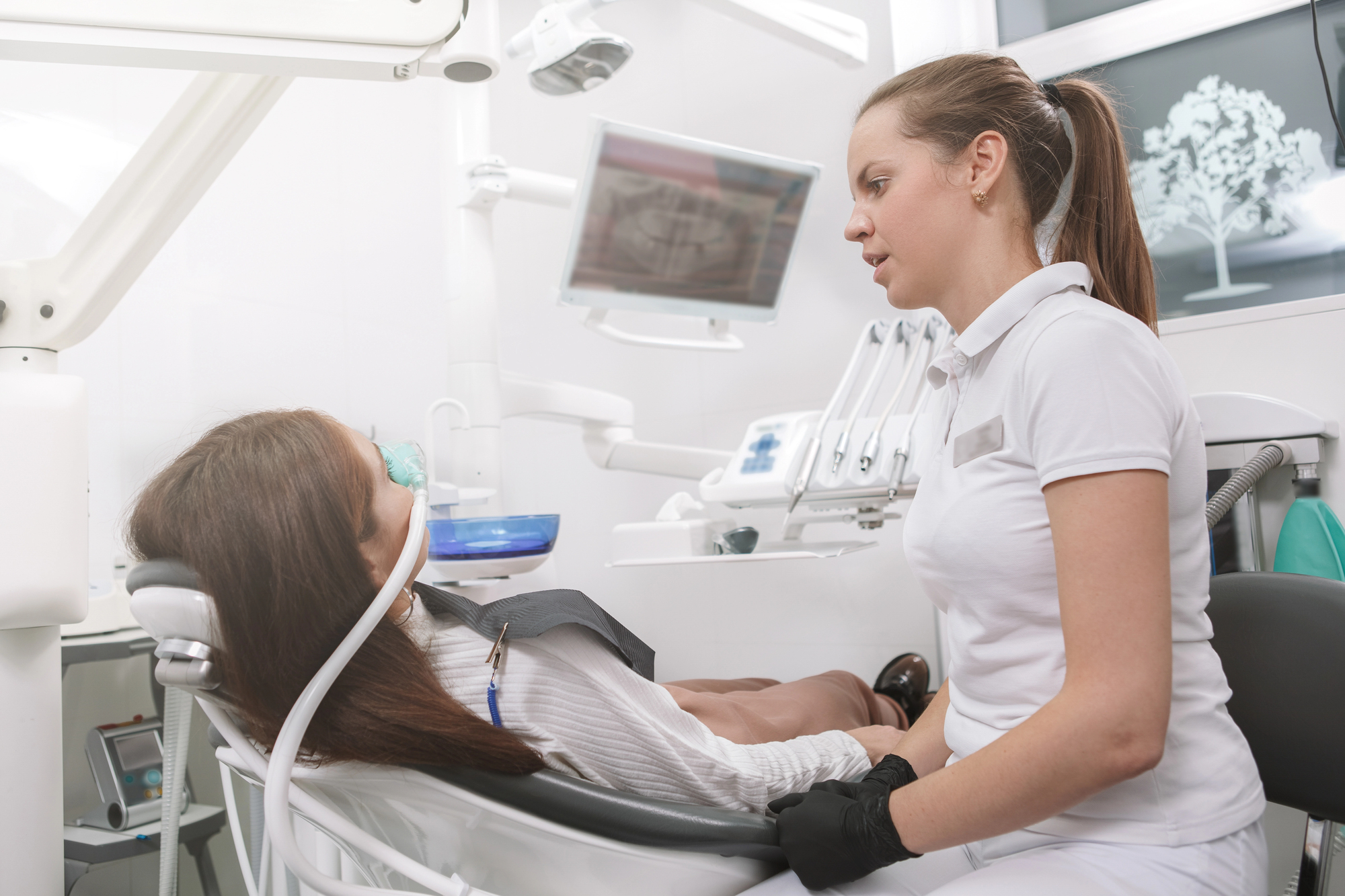 woman sedated at the Sedation Dentist Miramar