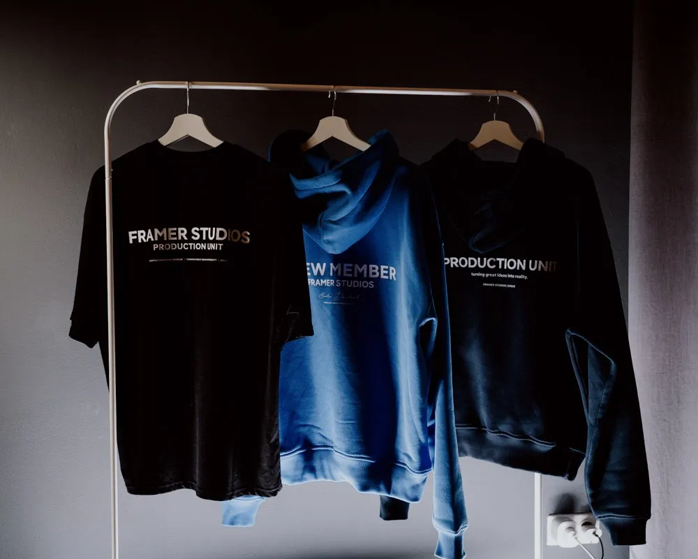 Framer Studios Merchandise