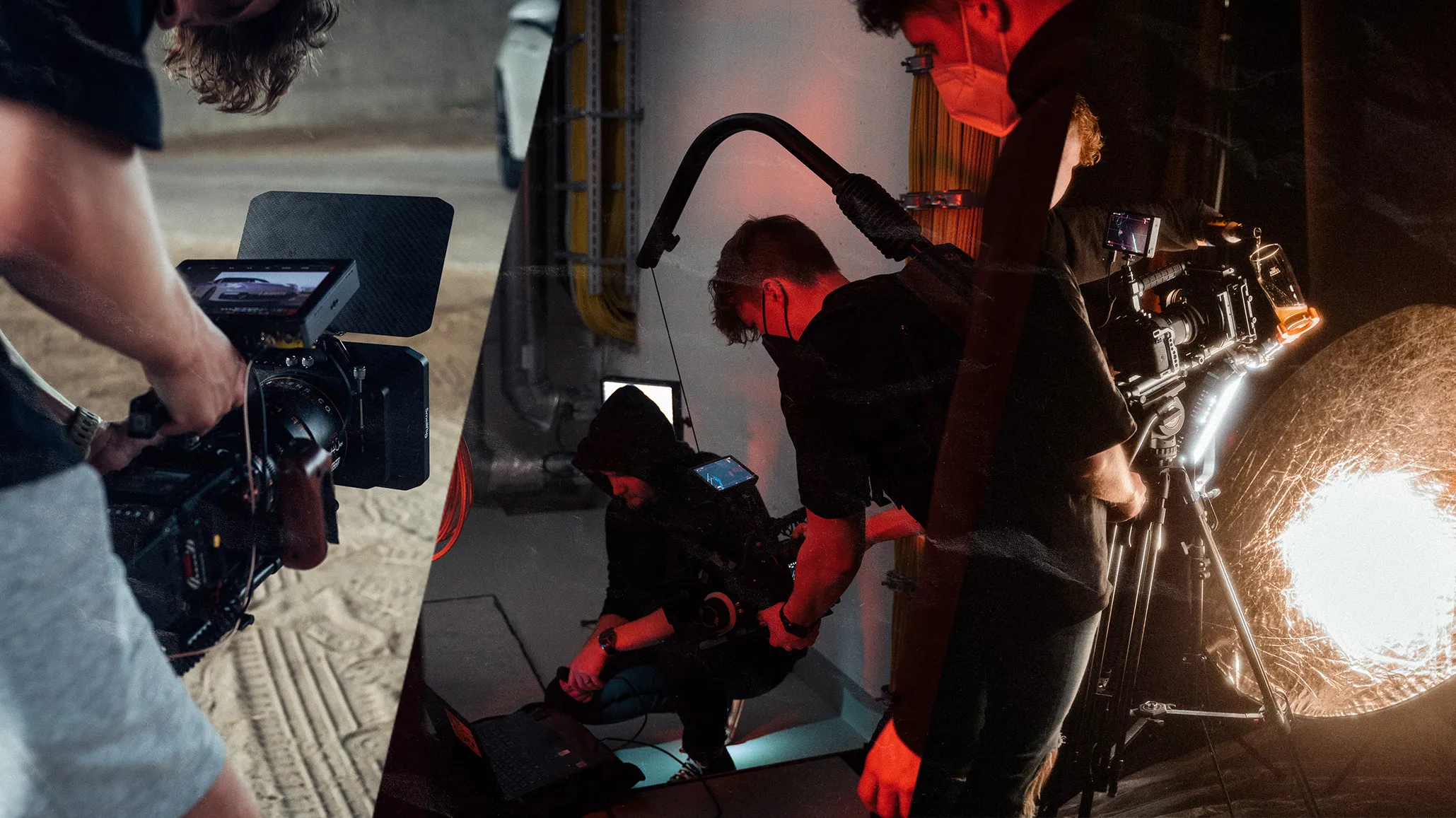 Filmproduktion Montage
