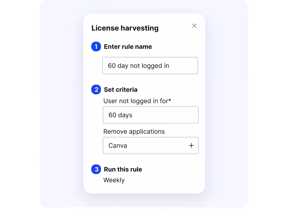 License harvesting