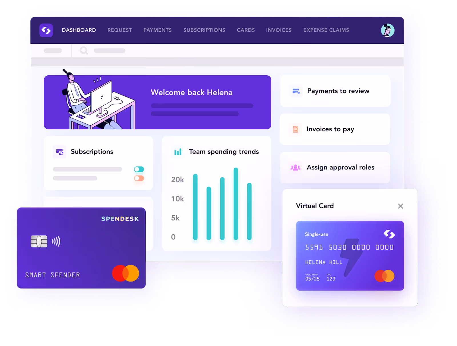 Spendesk Dashboard