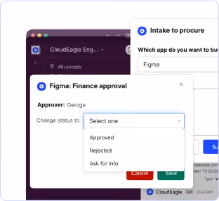 Approve app access request in just a click
