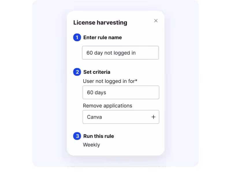 License Reclamation Workflows