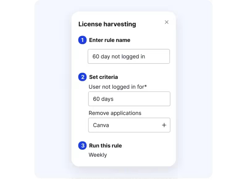 License Reclamation Workflows