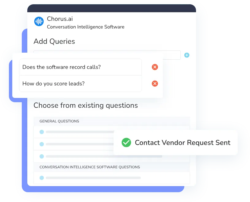 Image of CloudEagle's procurement form