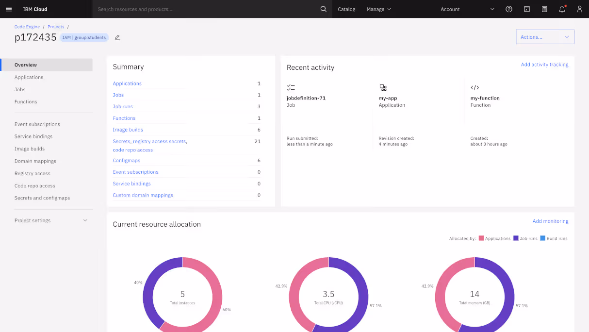 IBM Cloud Code Engine
