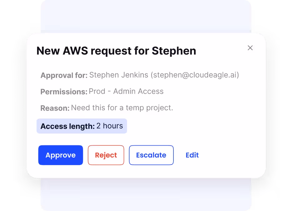 Just-In-Time (JIT) Access Management
