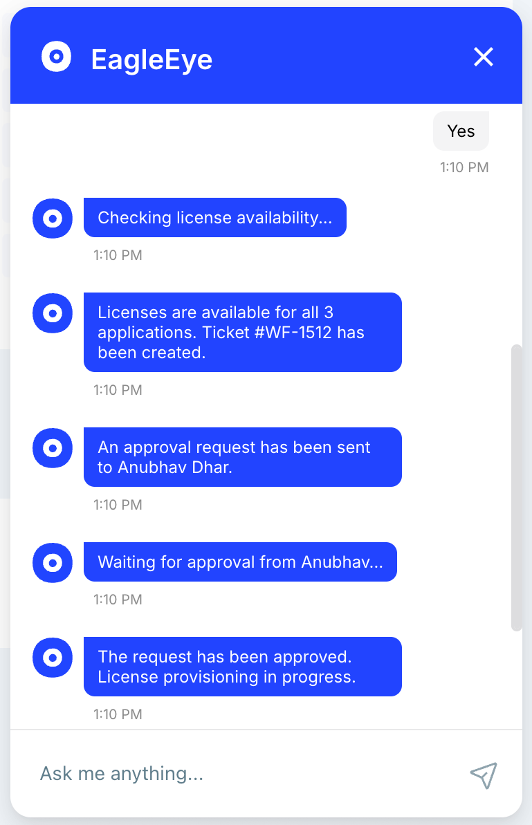 EagleEye responses