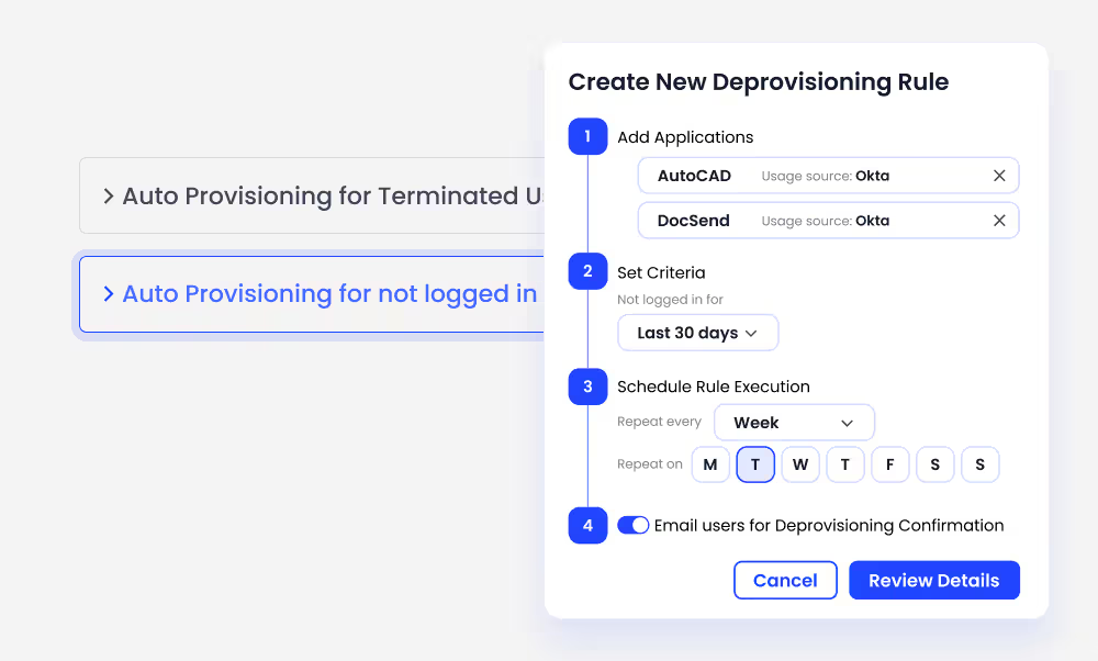 Automating user deprovisioning