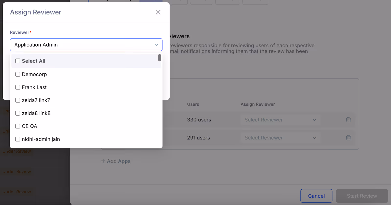 Assign reviewers