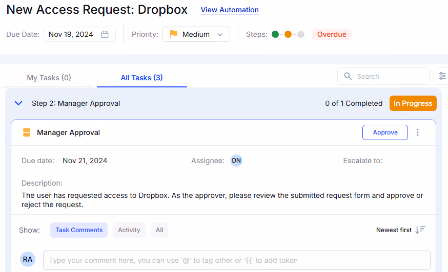app access request