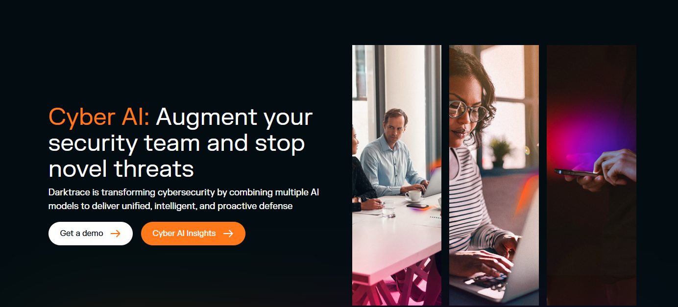 AI Tools for Finance: Darktrace Dashboard