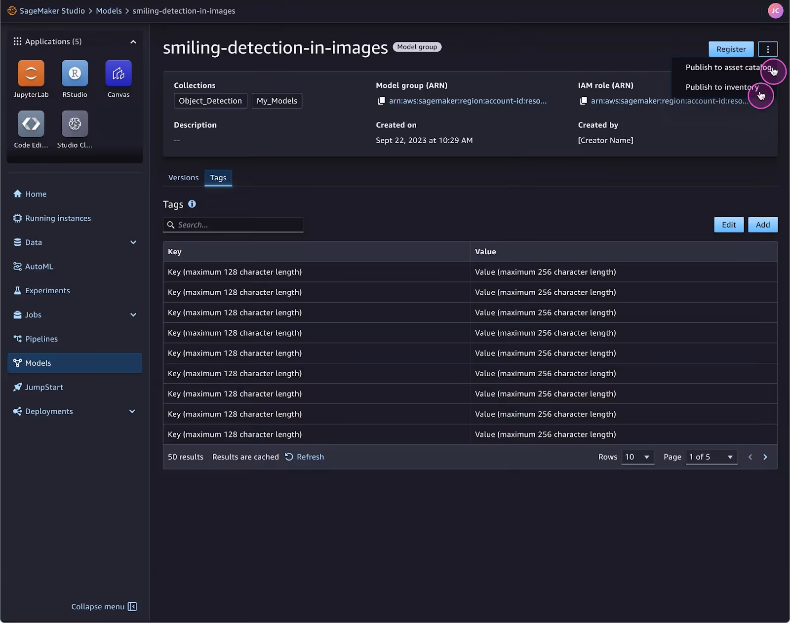  AWS SageMaker Governance
