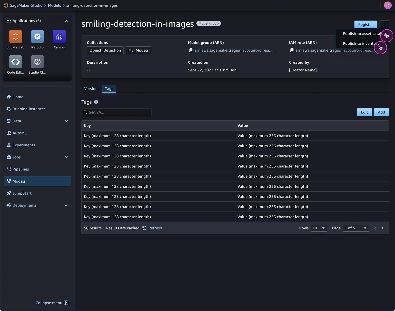  AWS SageMaker Governance