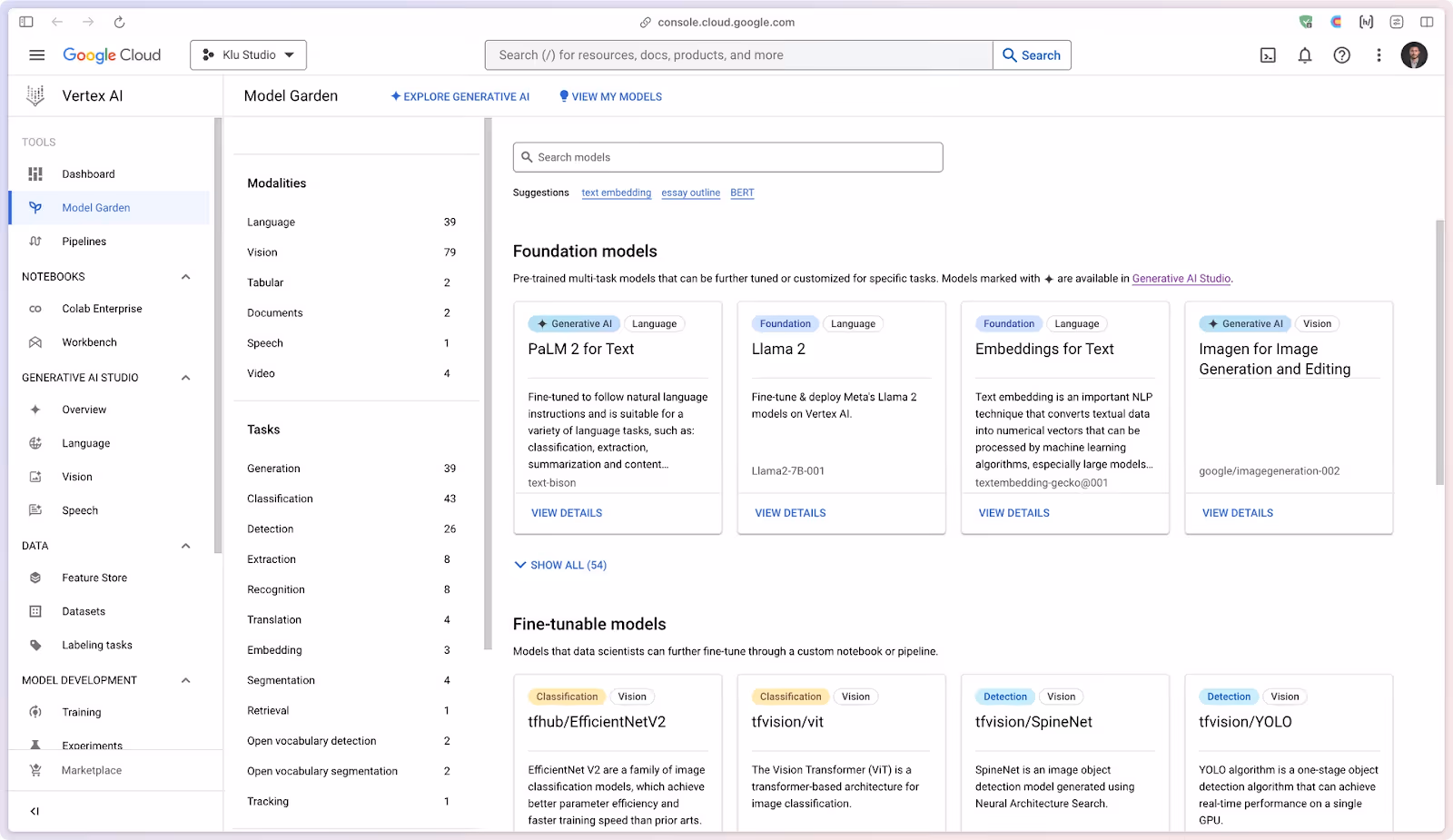 Google Vertex AI Governance