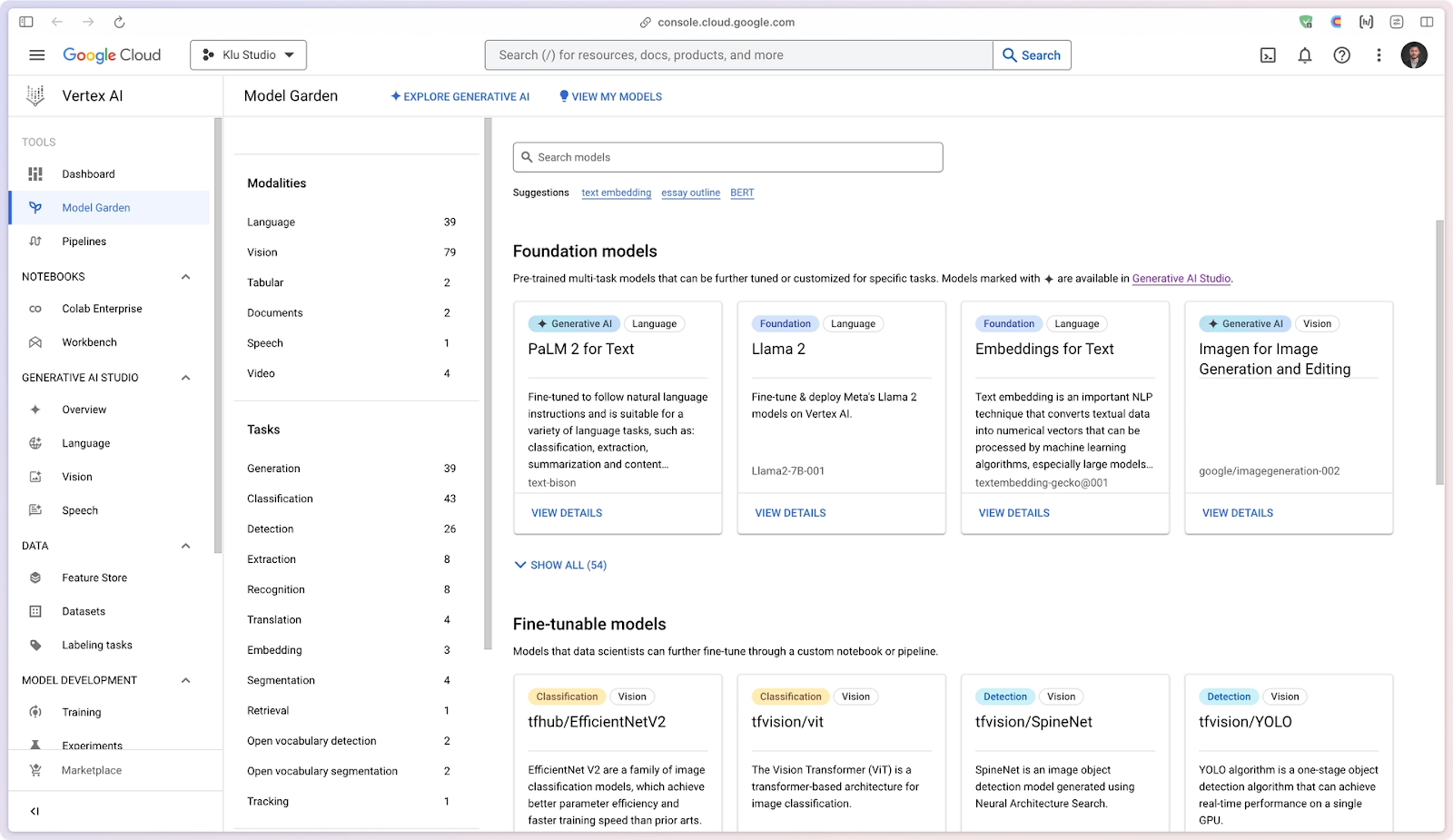 Google Vertex AI Governance