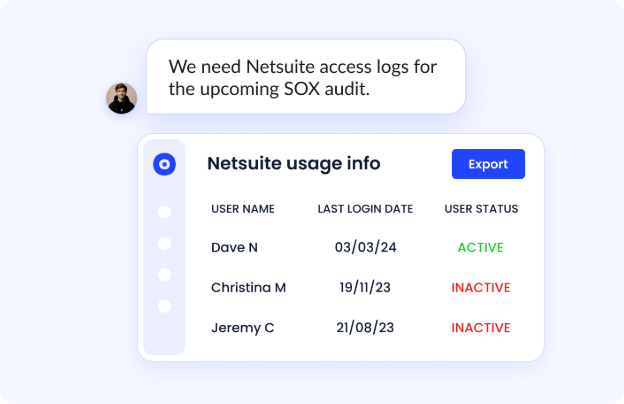 High-risk app alert for an unauthorized LucidChart sign-up, with ChatGPT and Figma suggested as approved alternatives and a Message on Slack button.