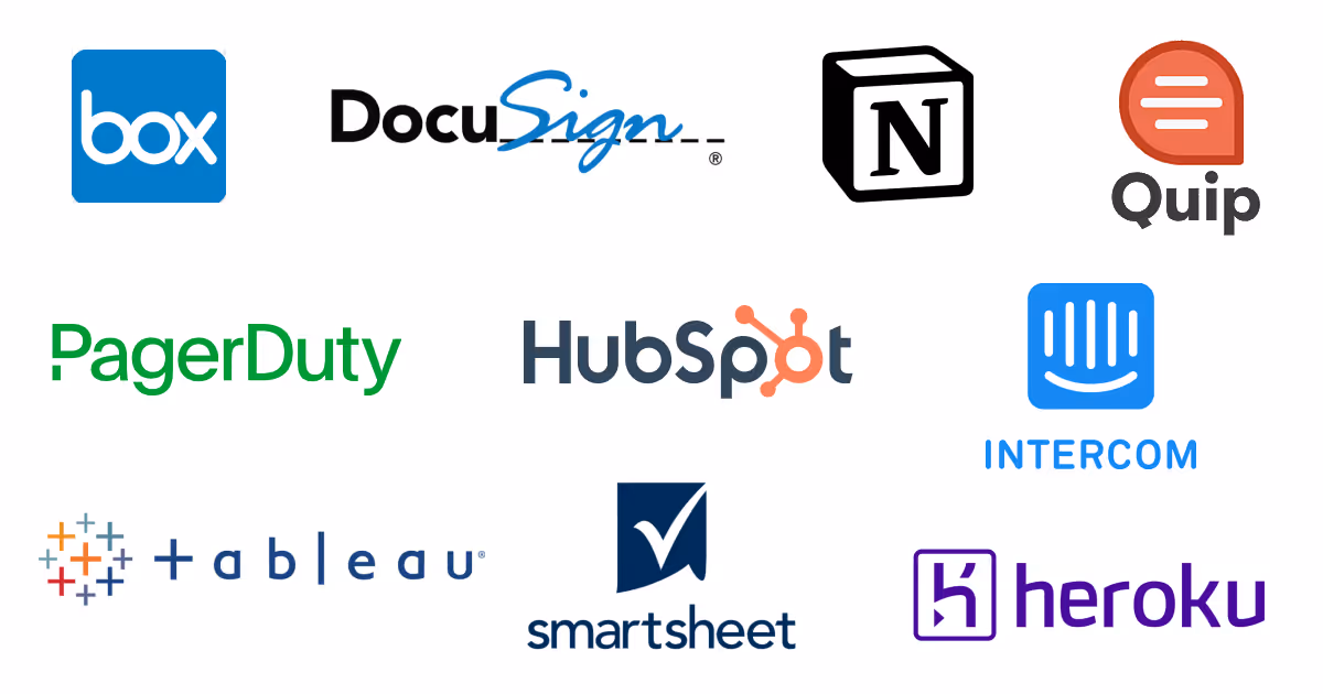 An image of platfrom icons compatible with CloudEagle