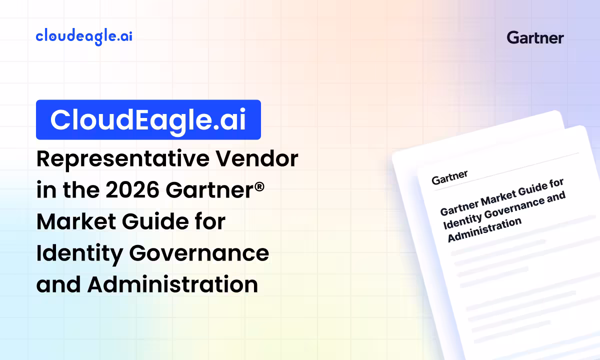 CloudEagle.ai Recognized in the 2026 Gartner® Market Guide for IGA