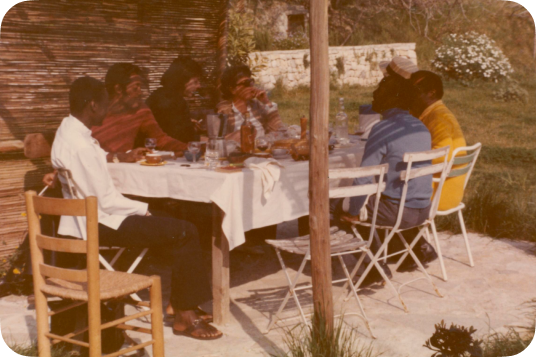 james baldin and a salon dinner