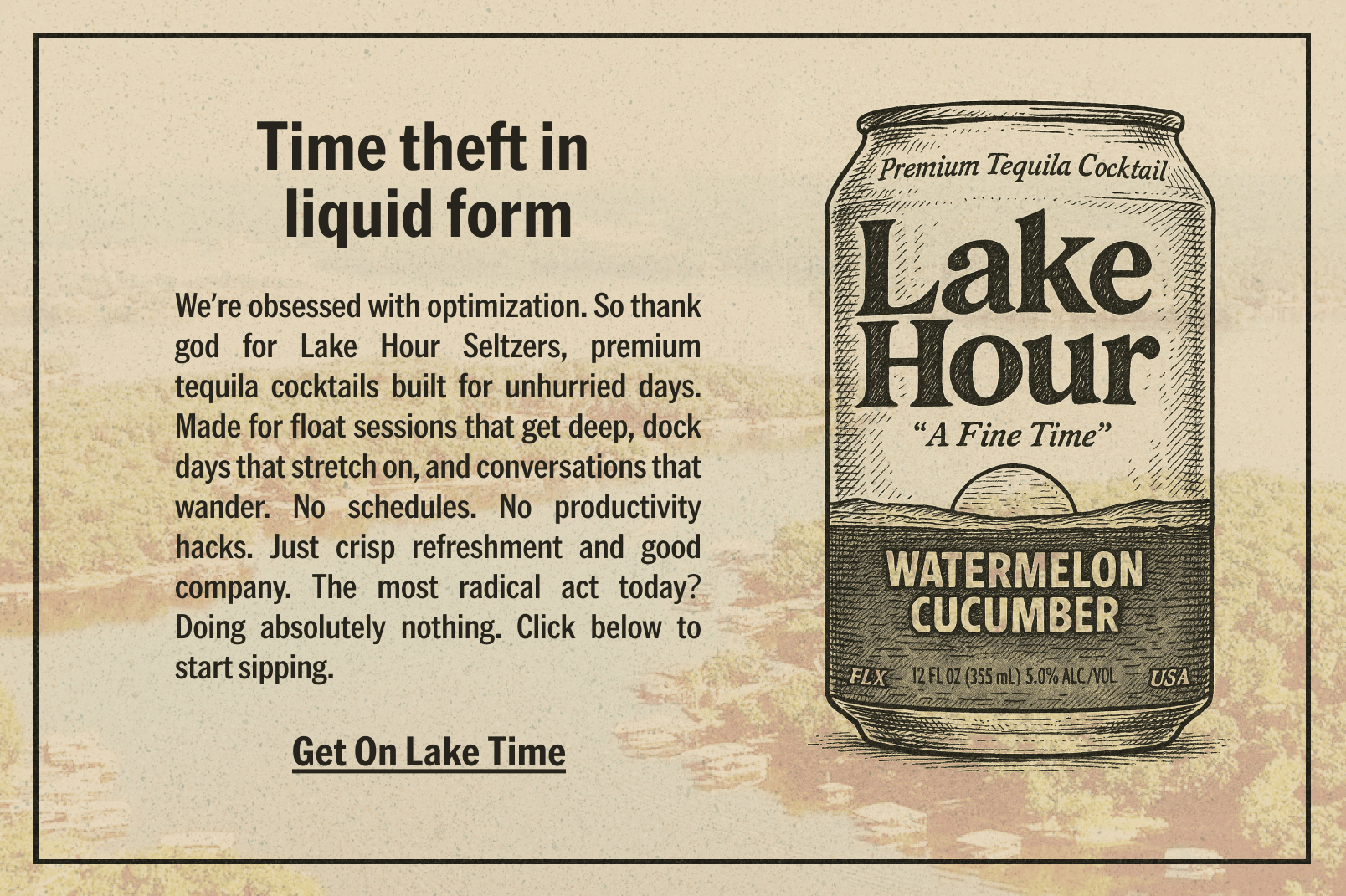 parlour volume 2.5 lake hour ad